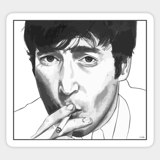 A John For Your Tee Sticker by EmmaQuills